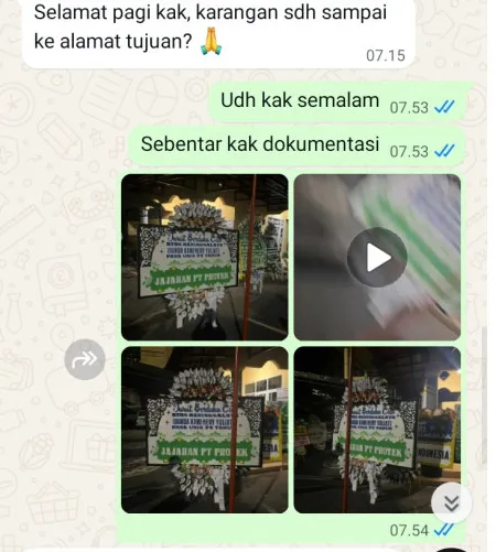 Pengiriman Papan Bunga Selamat Sutera Victoria