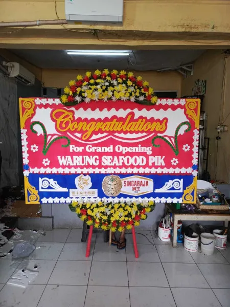 Papan Bunga Ucapan Selamat Sutera Victoria