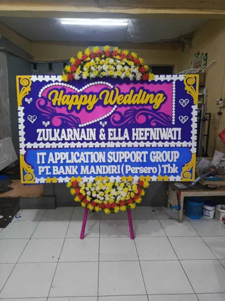 Papan Bunga Sutera Victoria